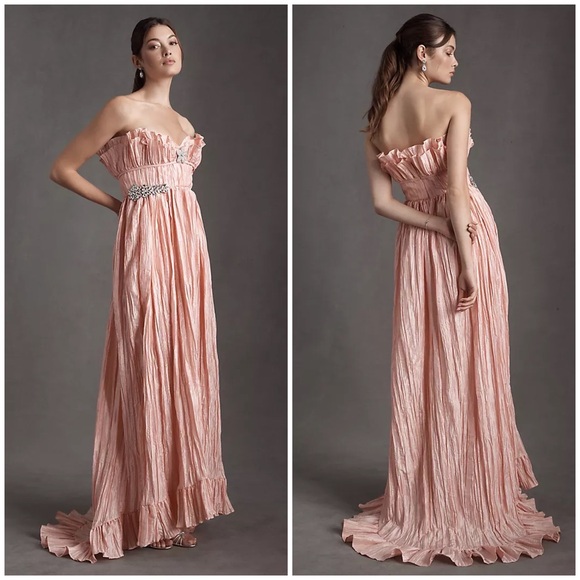 chinese dress ladies Novara Strapless Tiered Tulle Maxi Dress – VICI main image 0
